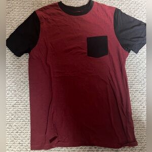 Tony hawk medium shirt red and black , used